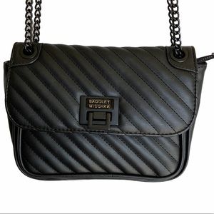 Badgley Mischka Quilted Vegan Crossbody Handbag
